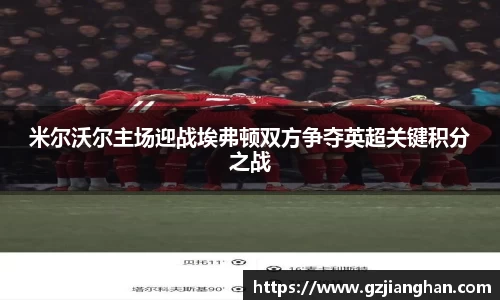 米尔沃尔主场迎战埃弗顿双方争夺英超关键积分之战
